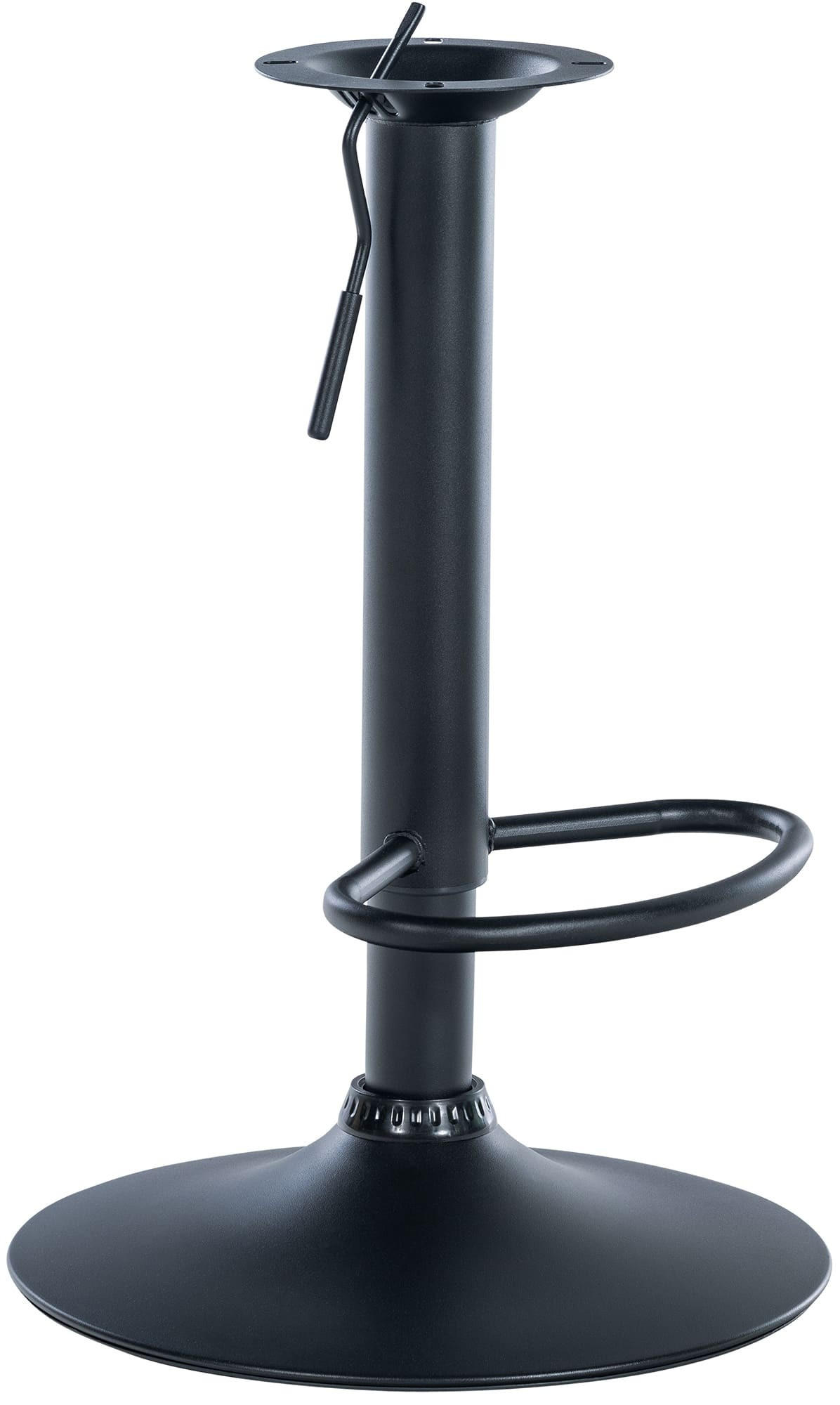 ERSATZ-GESTELL Barhocker 57-77 cm Schwarz - Schwarz, Metall (38.5/57/38.5cm) - furnicato