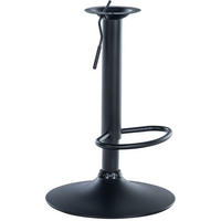 ERSATZ-GESTELL Barhocker 57-77 cm Schwarz - Schwarz, Metall (38.5/57/38.5cm) - furnicato