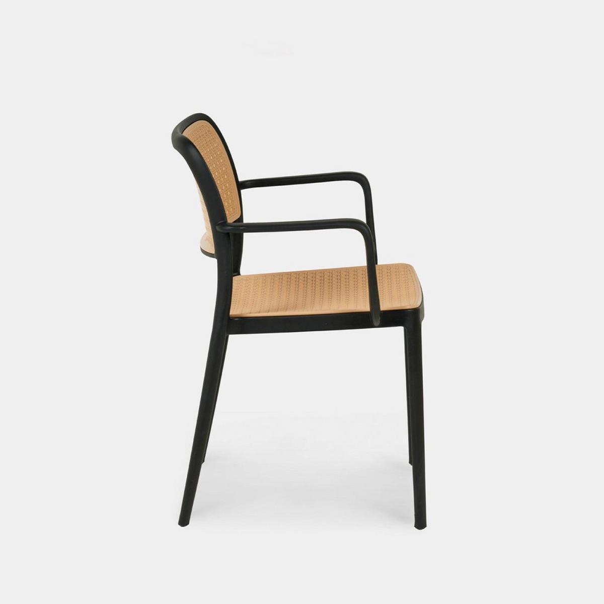 STUHL FÜR DRAUSSEN Kaira Zweifarbig 57 cm x 81 cm - Multicolor, Kunststoff (57/81/54cm) - Klast Home