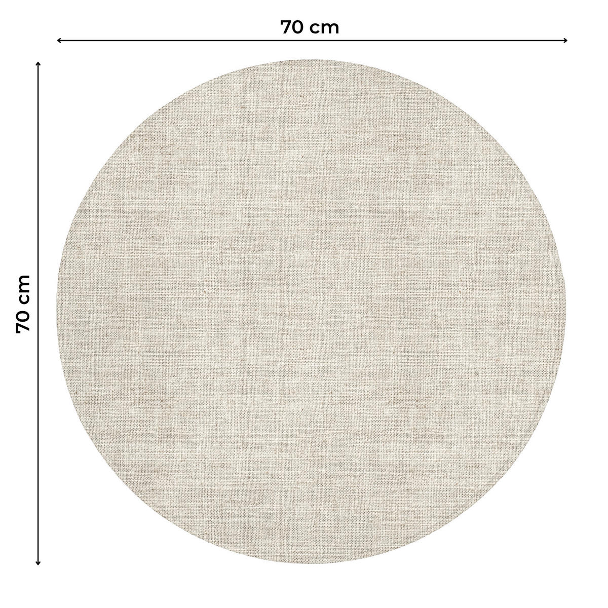 WC PŘEDLOŽKA Povlečení - Textura - Béžová 70x70 cm - béžová, textil/plast (70/1cm) - OnlyWow