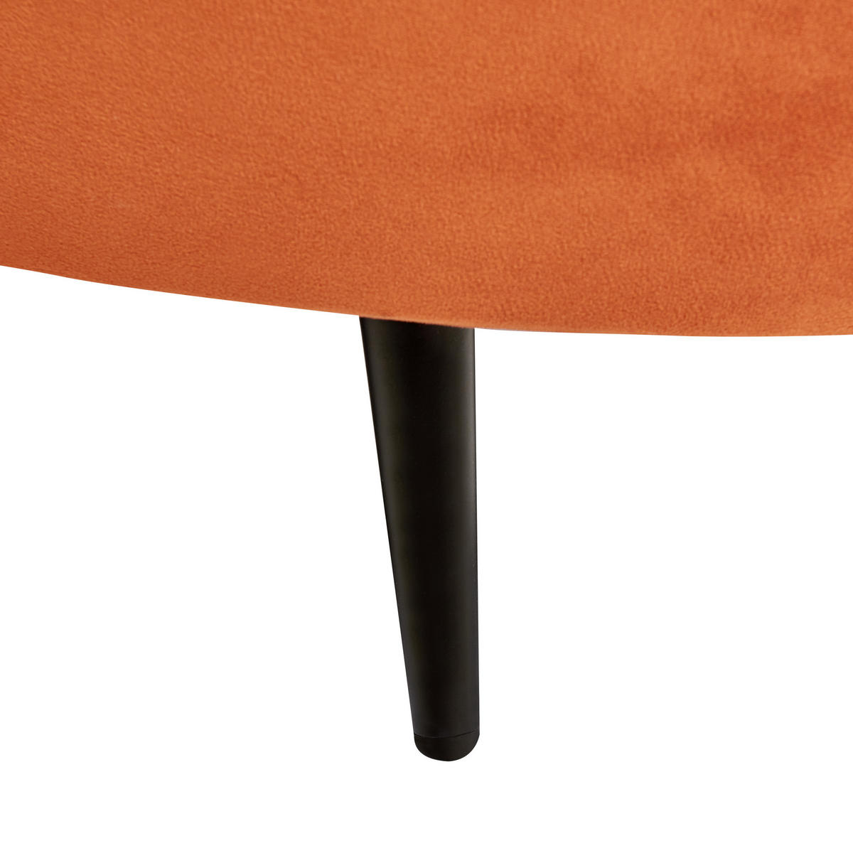 3-SEDEŽNI KAVČ žamet oranžna Savar - oranžna, tekstil (183/69/84cm) - Beliani