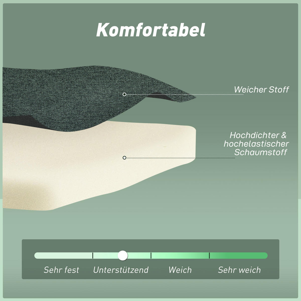 SCHLAFSESSEL 3-in-1 DE-08256 mit Bettfunktion Dunkelgrün - Dunkelgrün, Holzwerkstoff (95/80/90cm) - ComfortXL