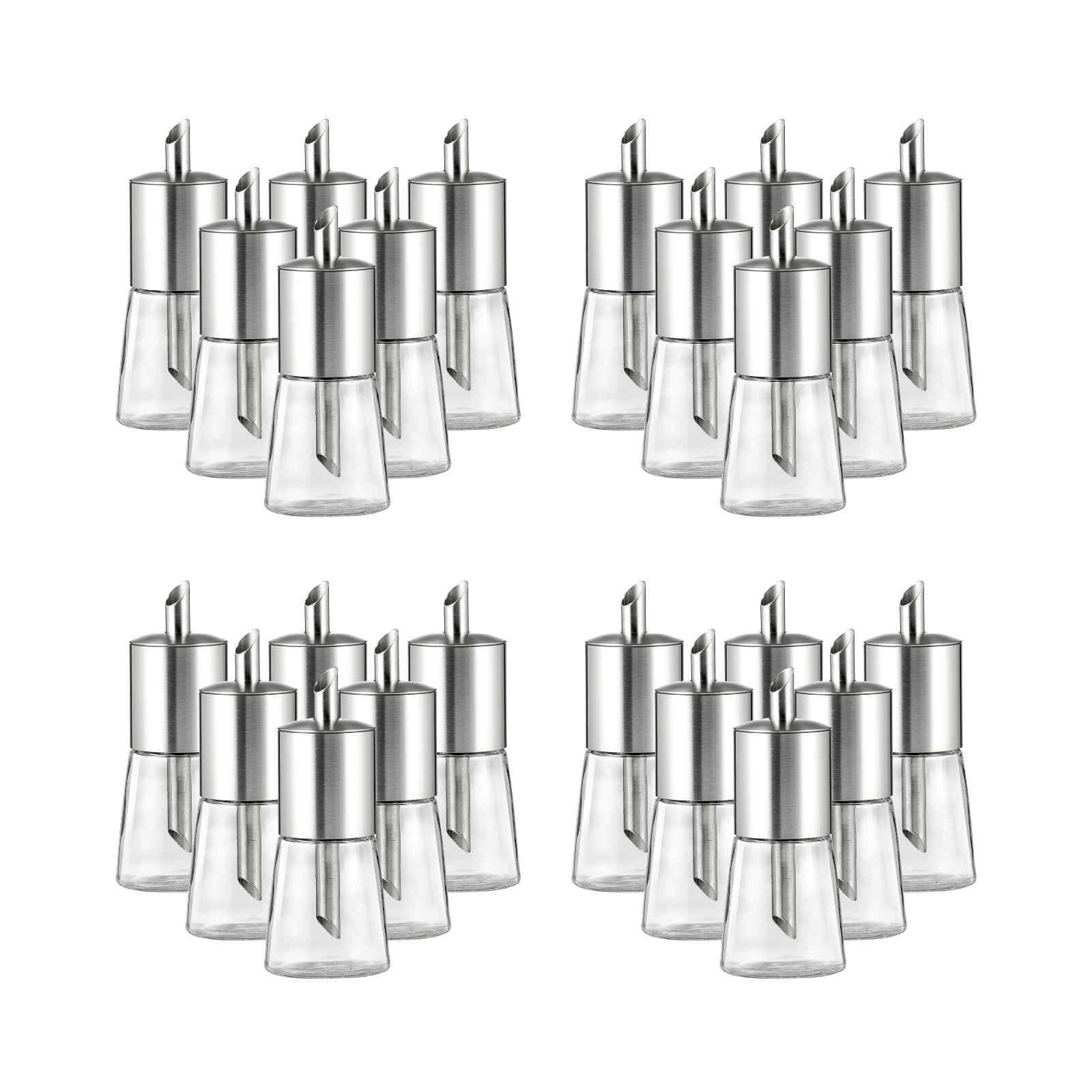 ZUCKERSTREUER Basic transparent-silber 15 cm 24er Set - Transparent/Silberfarben, Glas/Metall (7/16/7cm) - Ritzenhoff Breker