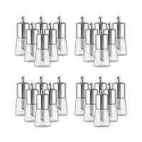 ZUCKERSTREUER Basic transparent-silber 15 cm 24er Set - Transparent/Silberfarben, Glas/Metall (7/16/7cm) - Ritzenhoff Breker