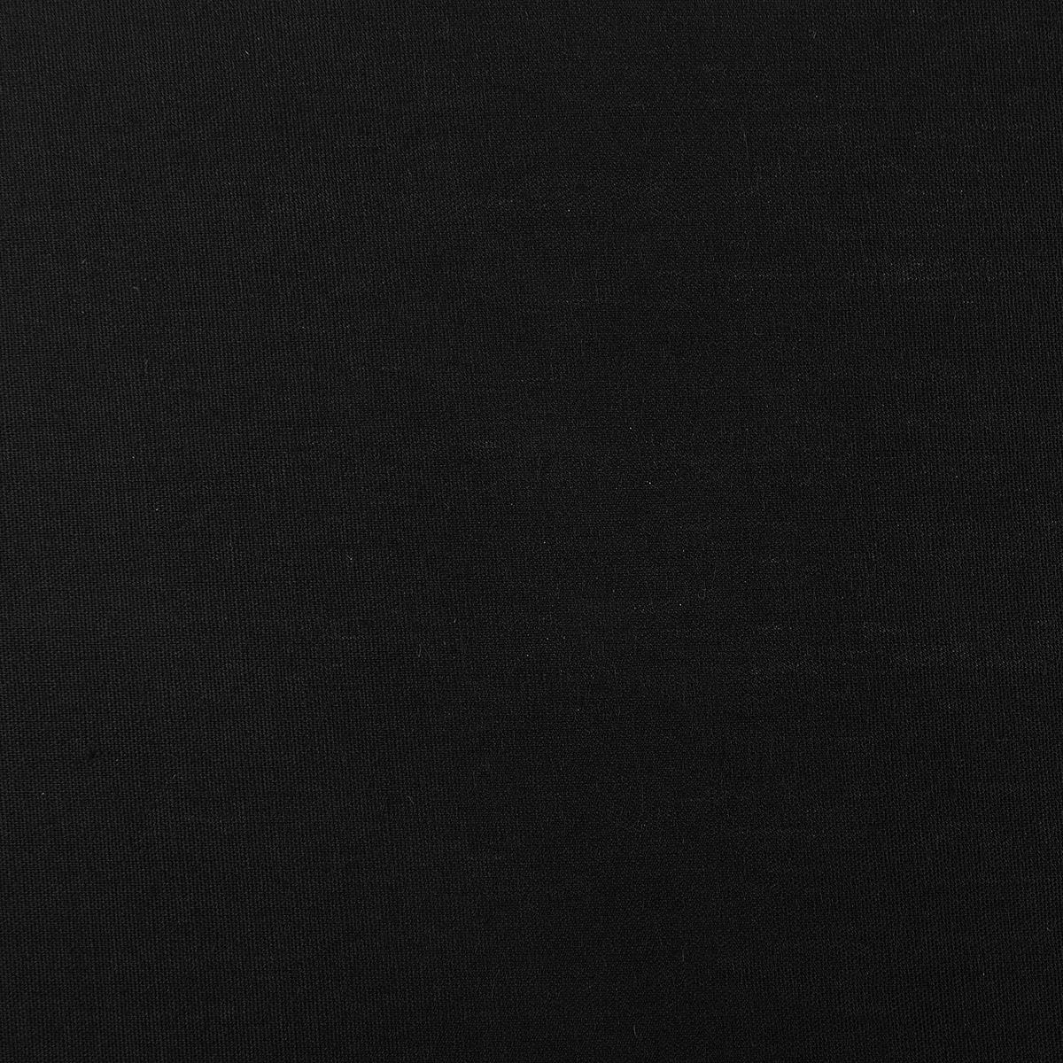 DECKENLEUCHTE Rena 45/45/12 cm - Schwarz, Textil (45/45/12cm) - Beliani