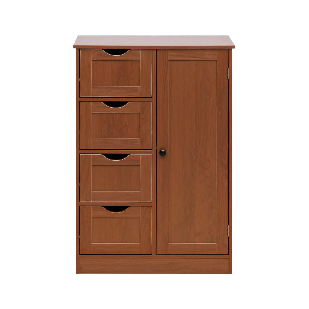 BADEZIMMERSCHRANK Braun 1/56/82 cm - Braun, Holzwerkstoff (1/82/56cm) - Mobili Rebecca