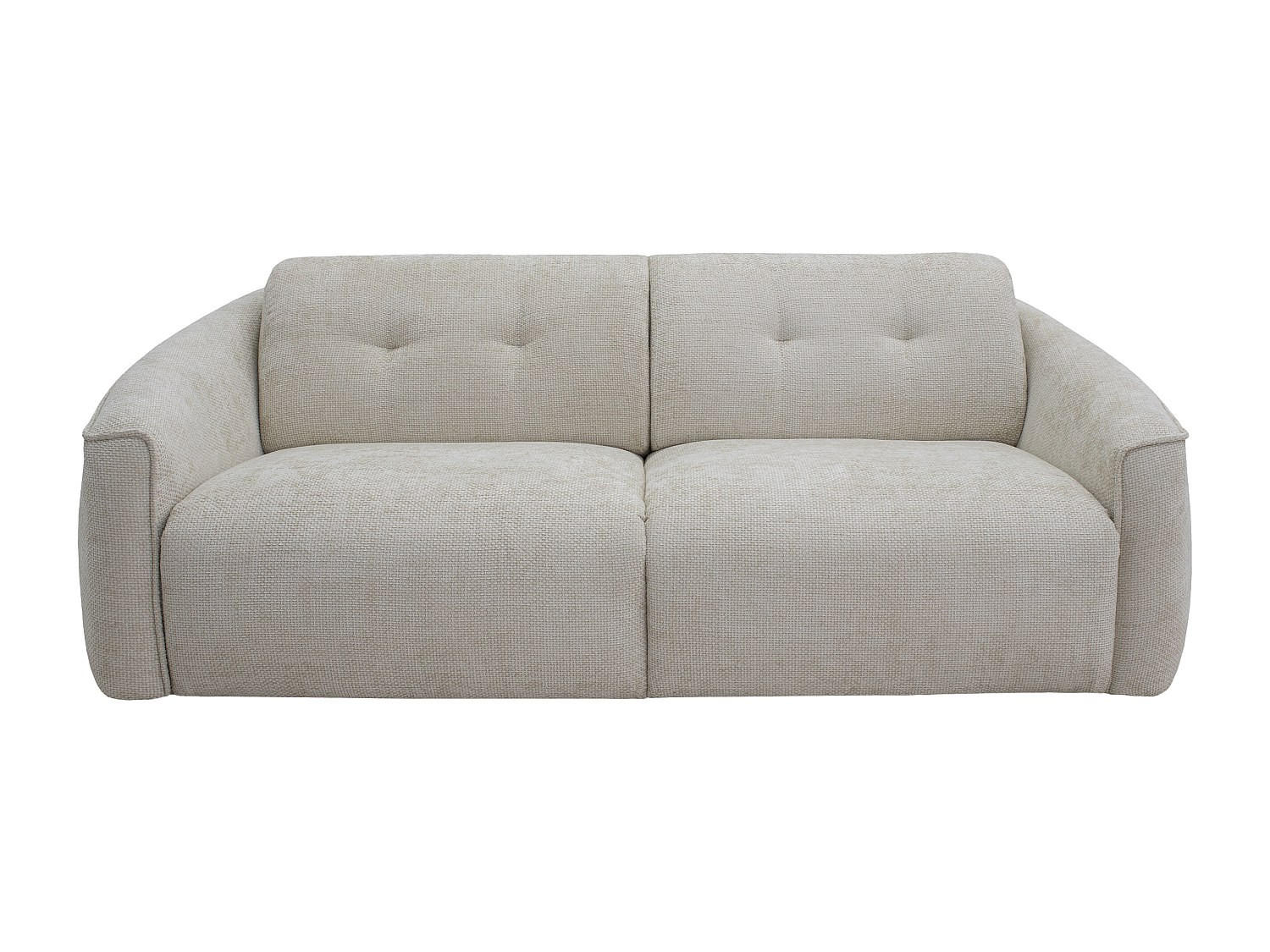 SCHLAFSOFA - 3 Personen - Stoff - Beige - - Beige, Textil (208/80/100cm) - Vente-Unique
