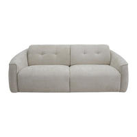 SCHLAFSOFA - 3 Personen - Stoff - Beige - - Beige, Textil (208/80/100cm) - Vente-Unique