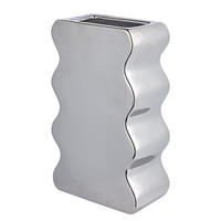 VASE Reflect - Silberfarben, Keramik (30cm) - Butlers