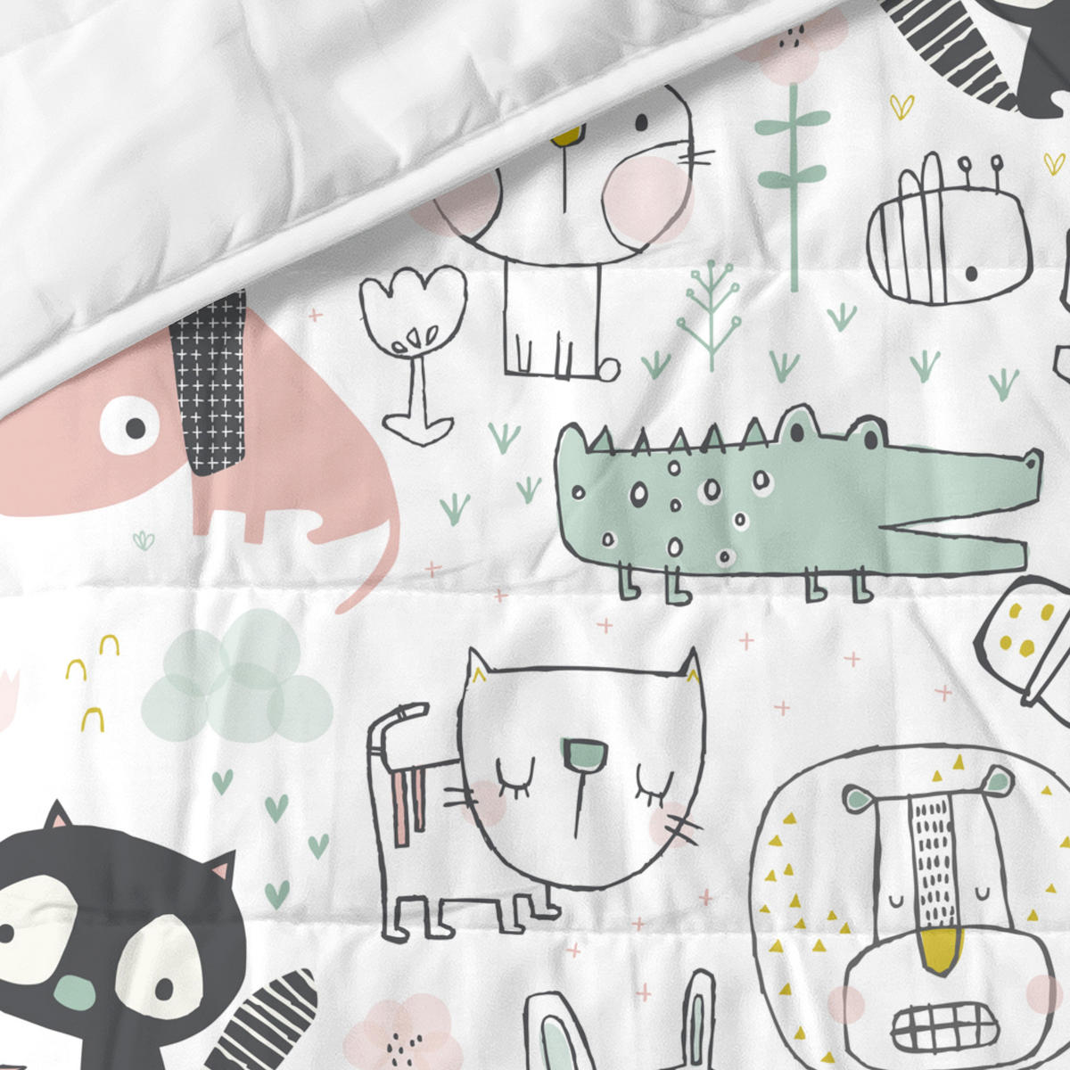 TAGESDECKE best buddies 100x130 cm (kinderbett) mehrfarbig - Multicolor, Textil (100/130cm) - Happy Friday