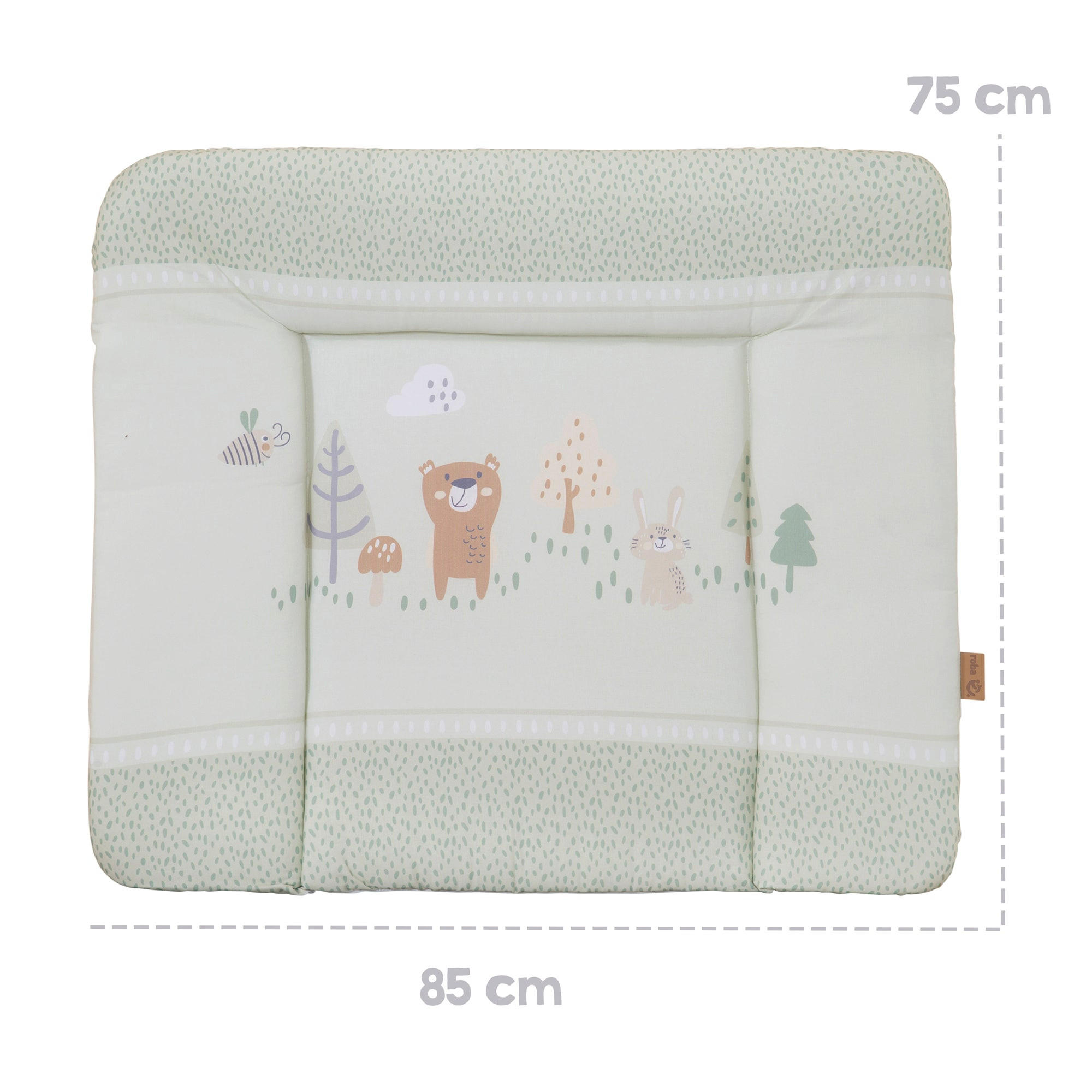 WICKELAUFLAGE Woodland Buddies - Grün, Textil (85/75cm) - Roba