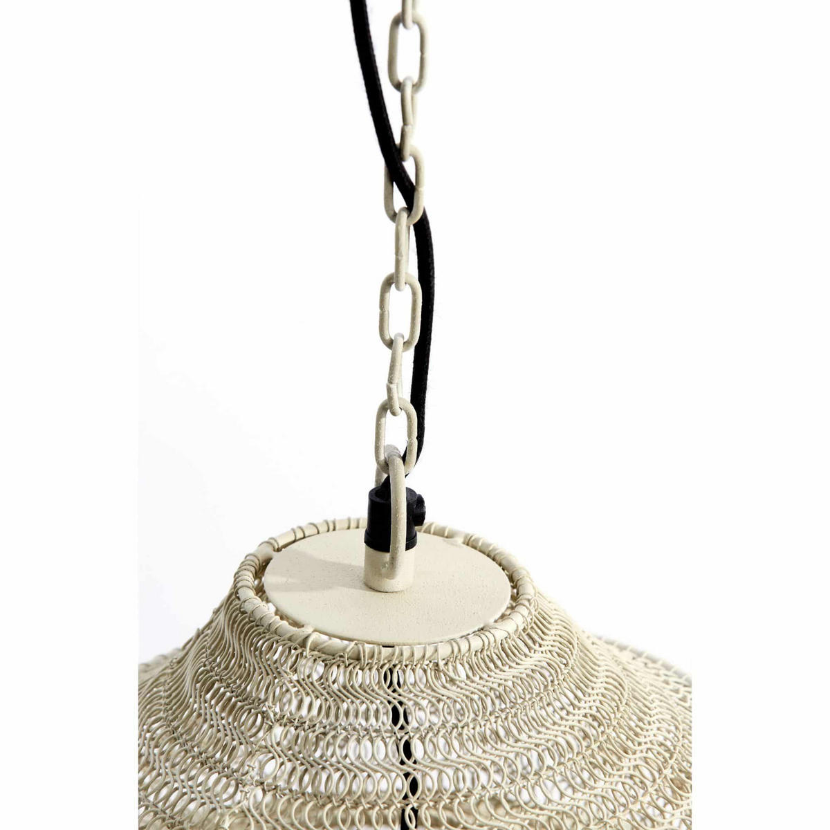 HÄNGELAMPE Nakisha Grau Ø40/70 cm - Grau, Metall (40/40/70cm) - Light & Living