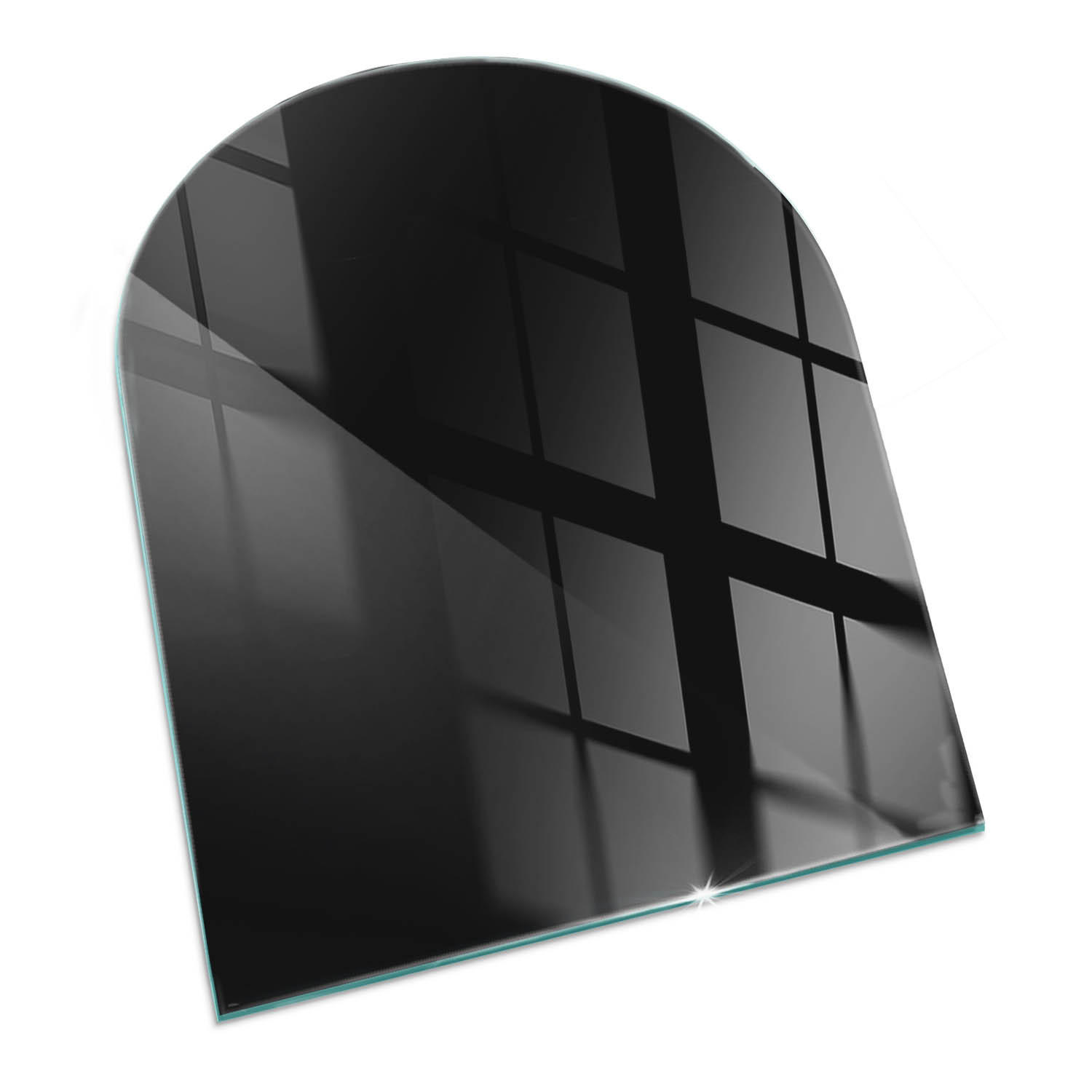 ArtPrintCave Glasplatte Schwarz 80x70x0.4 cm