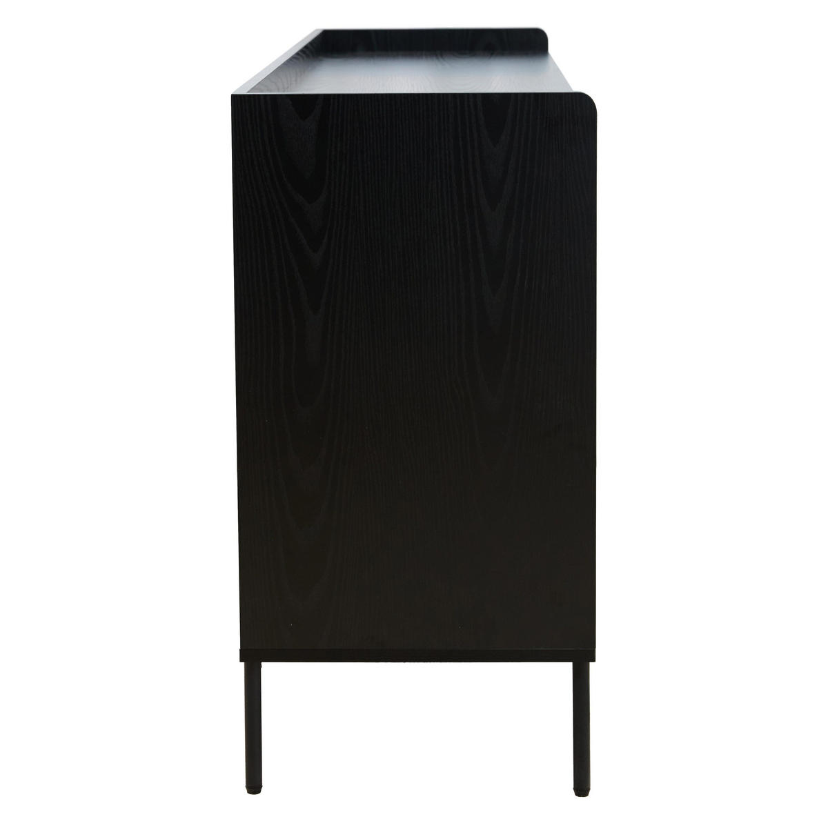 SIDEBOARD, Schwarz - Schwarz, Holz (40/80/150cm) - Oviala