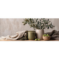 GLASBILD 30x80 cm Stillleben Esszimmer beige - Beige, Glas (80/30cm) - artissimo