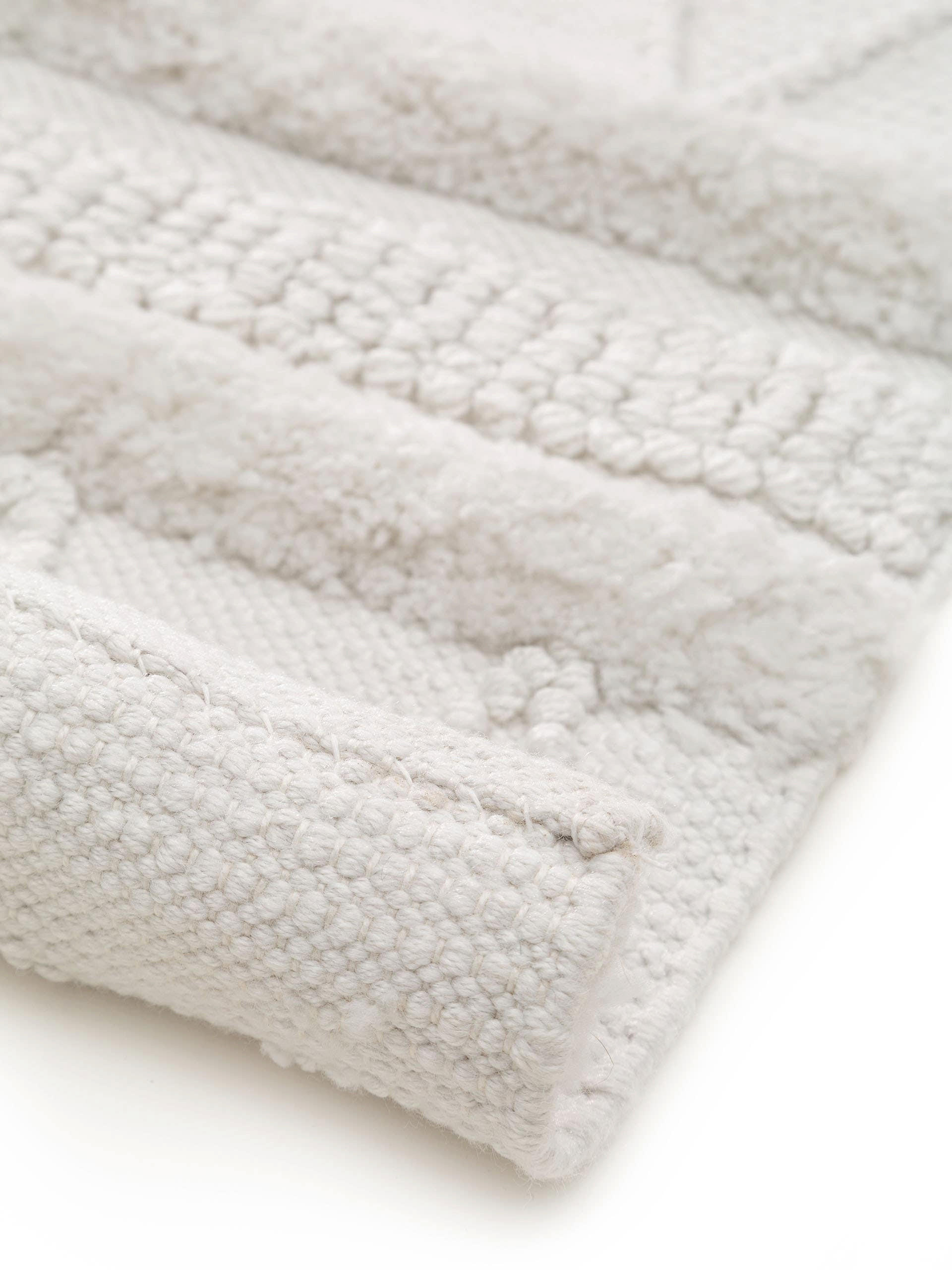 Thumbnail - benuta Pure Teppich, Creme, Textil, Rauten, Rechteckig, 200x300 cm, Gots, wasserabweisend, Teppiche & Böden, Teppiche, N...