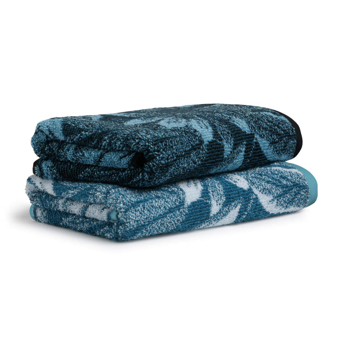 HANDTUCH TIDE - Blau/Grün, Textil (50/100cm) - MÖVE