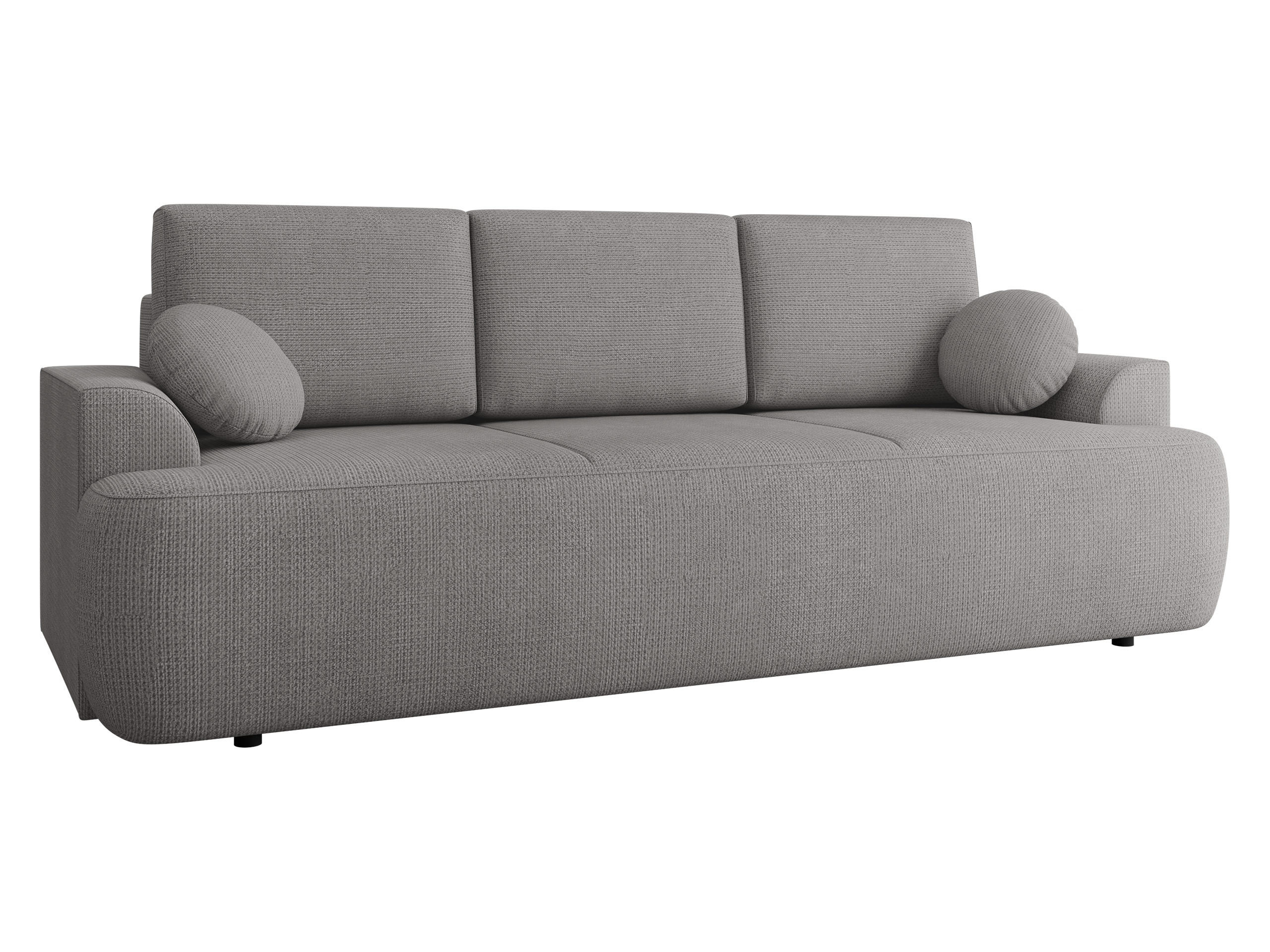 SCHLAFSOFA Velo - Schwarz/Grau, Holz/Kunststoff (248/94/110cm) - MIRJAN24
