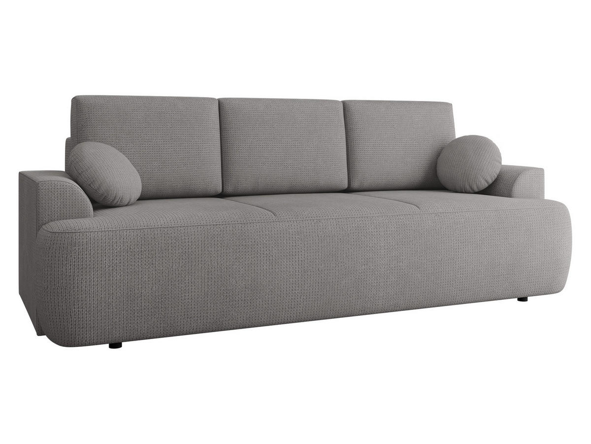 SCHLAFSOFA Velo - Schwarz/Grau, Holz/Kunststoff (248/94/110cm) - MIRJAN24