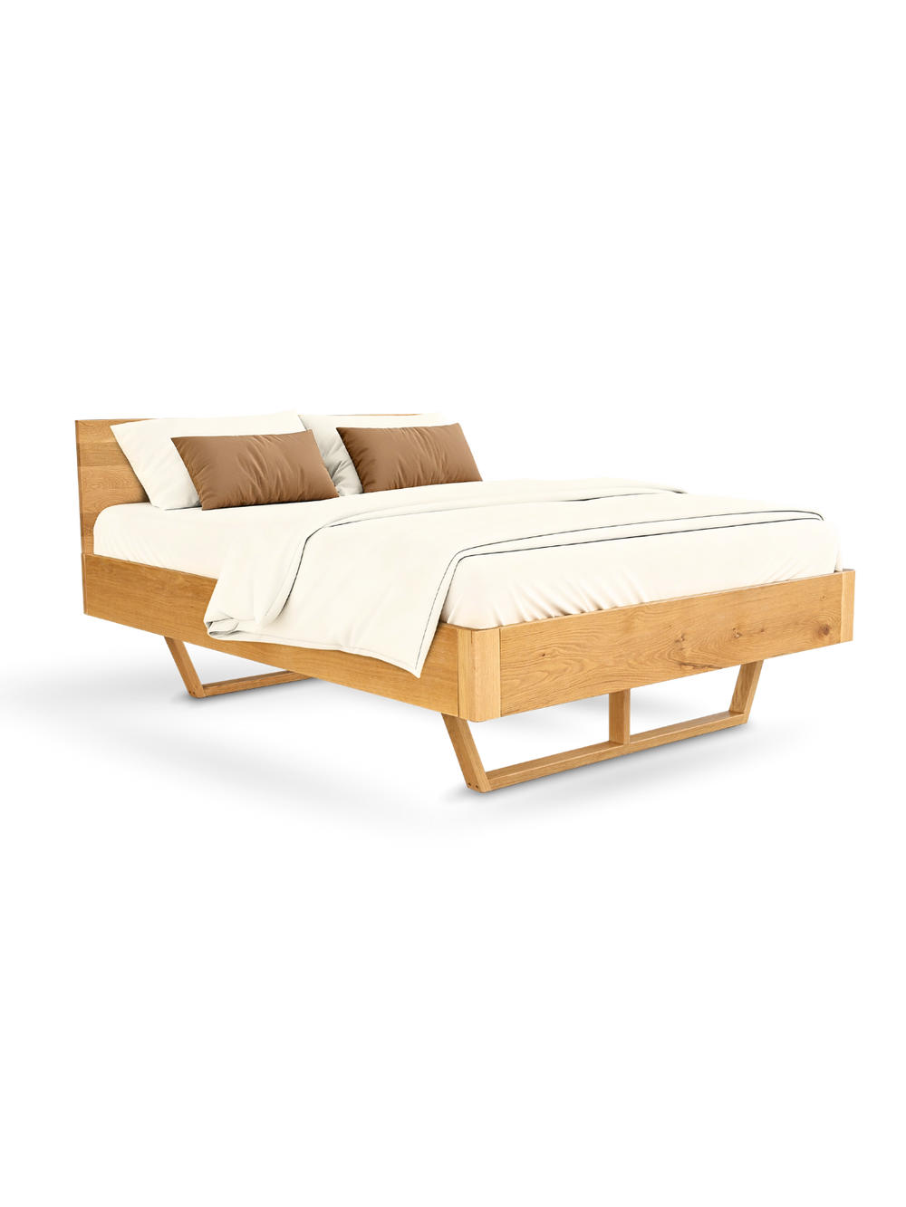 MASSIVHOLZBETT 140 cm x 200 cm - Eichefarben, Holz (140/200cm) - holz4home