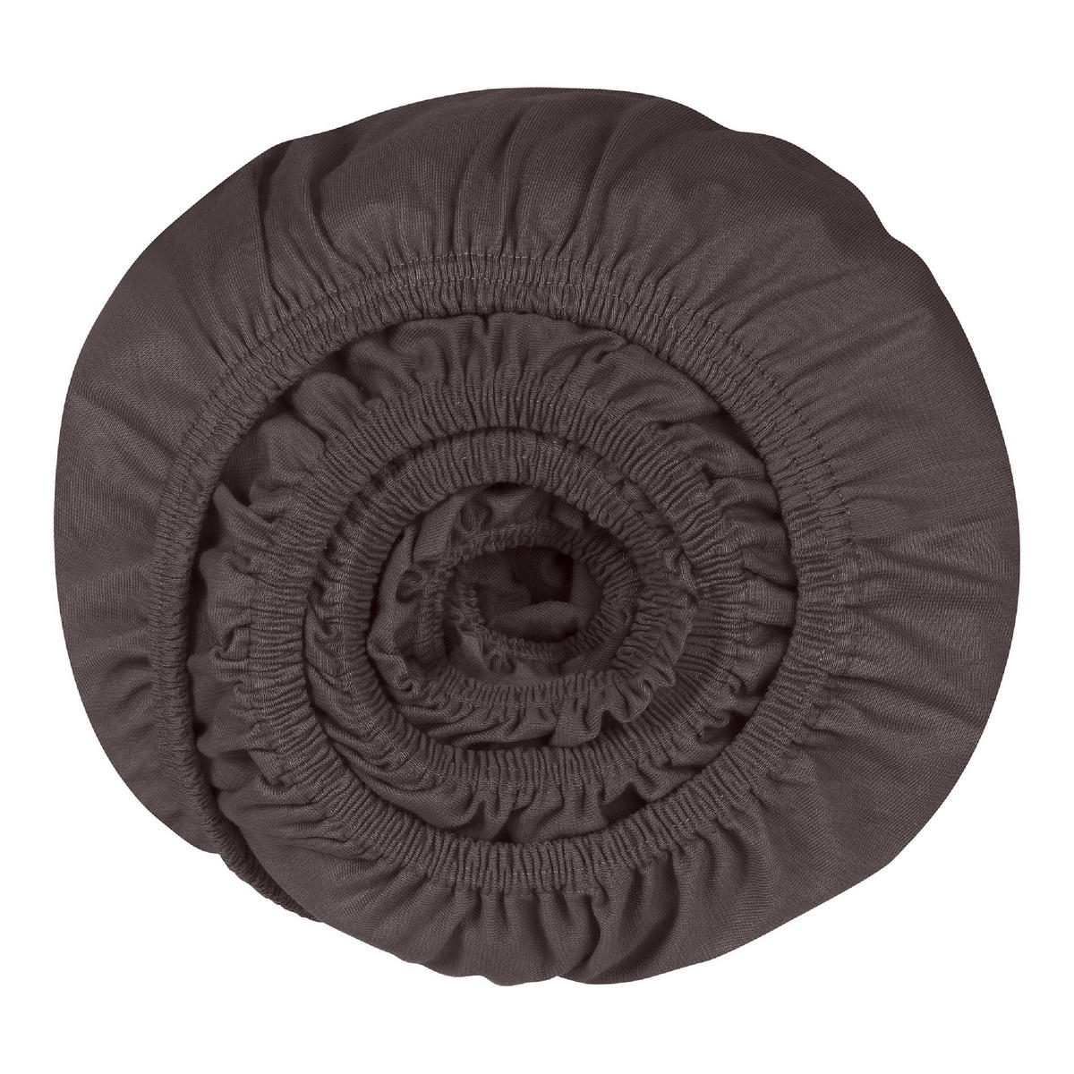 SPANNBETTLAKEN Finni - Feinbiber - 90 x 200 cm - Dunkelgrau - Dunkelgrau, Textil (100/200cm) - SCHIESSER