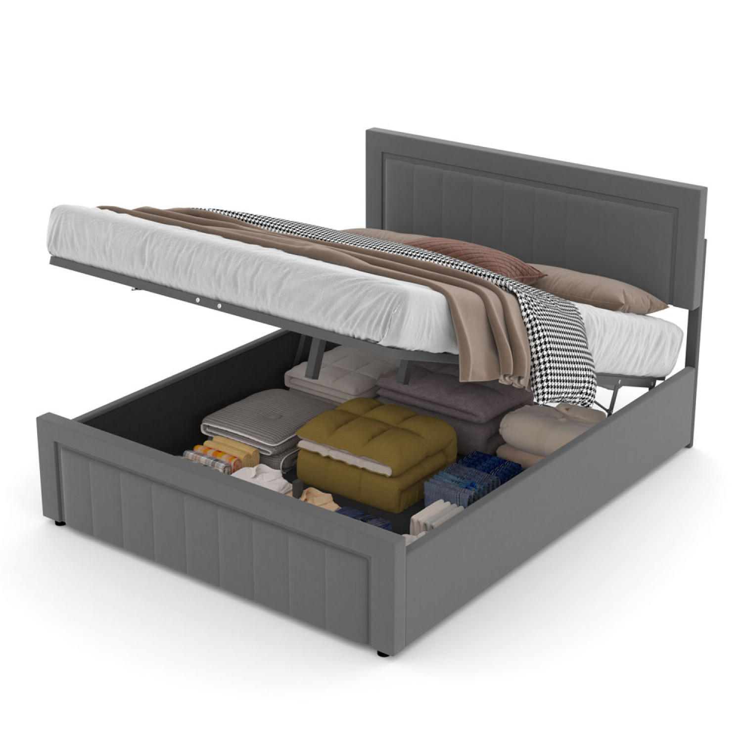 Concept Usine Bett Grau 160x200 cm