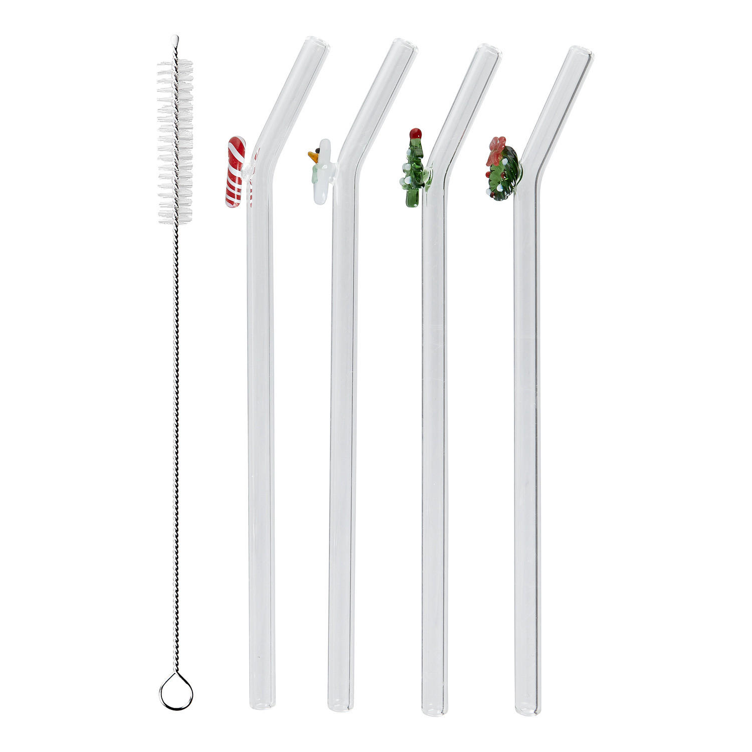 GLASTRINKHALME Long Drink mit Bürste - Transparent, Glas (0.8/20cm) - Butlers