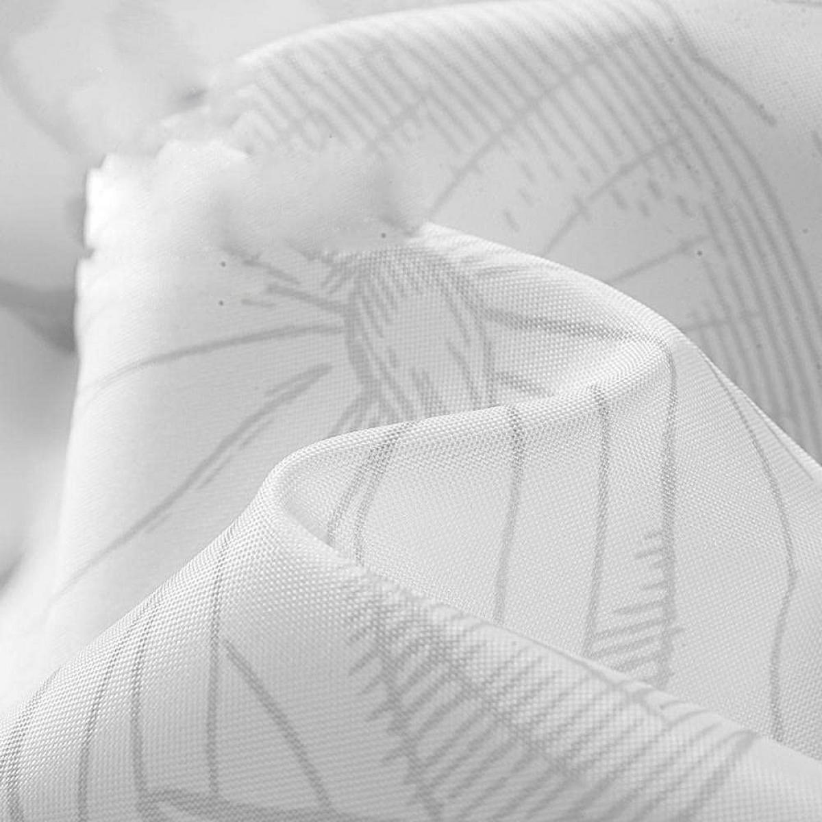 DUSCHVORHANG Blumen und Schmetterlinge Muster wasserdicht schimmelresistent mit Haken Badezimmer - Grau, Textil (180/180cm) - MCBOSON