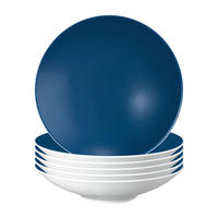 PASTA- / SUPPENTELLER Life Fashion Classic Blue ø 23,3 cm 6er Set - Blau, Keramik (23.3cm) - Seltmann Weiden