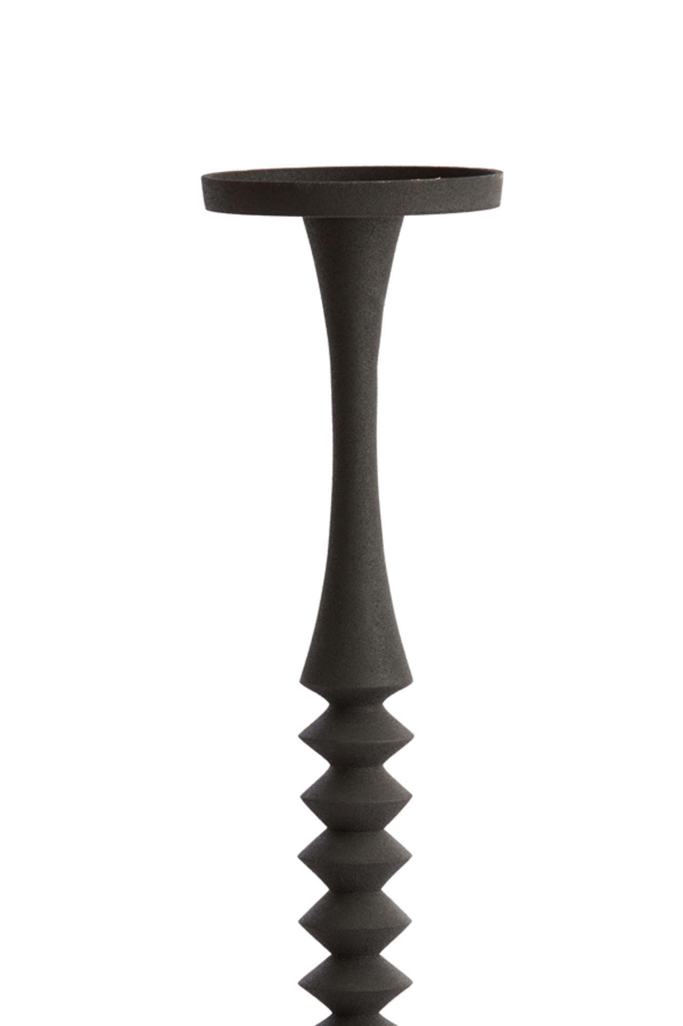 KERZENSTÄNDER MISTRY - Schwarz - Ø11x51cm - Schwarz, Metall (11/51/11cm) - Light & Living