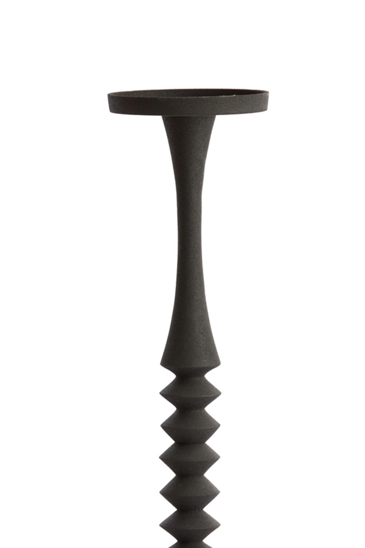 KERZENSTÄNDER MISTRY - Schwarz - Ø11x51cm - Schwarz, Metall (11/51/11cm) - Light & Living