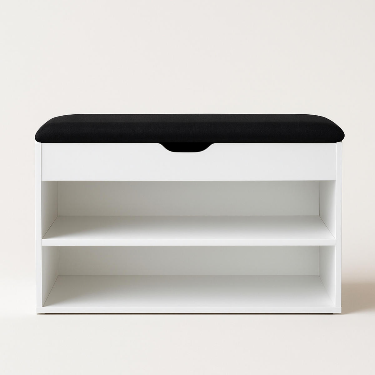 SCHUHREGAL Vault 60/30/47 cm - Weiß, Holzwerkstoff (30/47/60cm) - BOXIMO