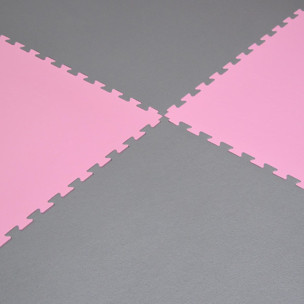 PUZZLEMATTE 90x90x2 cm, Pink - Pink, Kunststoff (90/90cm) - eyepower