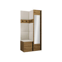 GARDEROBEN-SET Orion XXV - Beige/Eiche Artisan, Holzwerkstoff/Kunststoff (82/186/46cm) - MIRJAN24