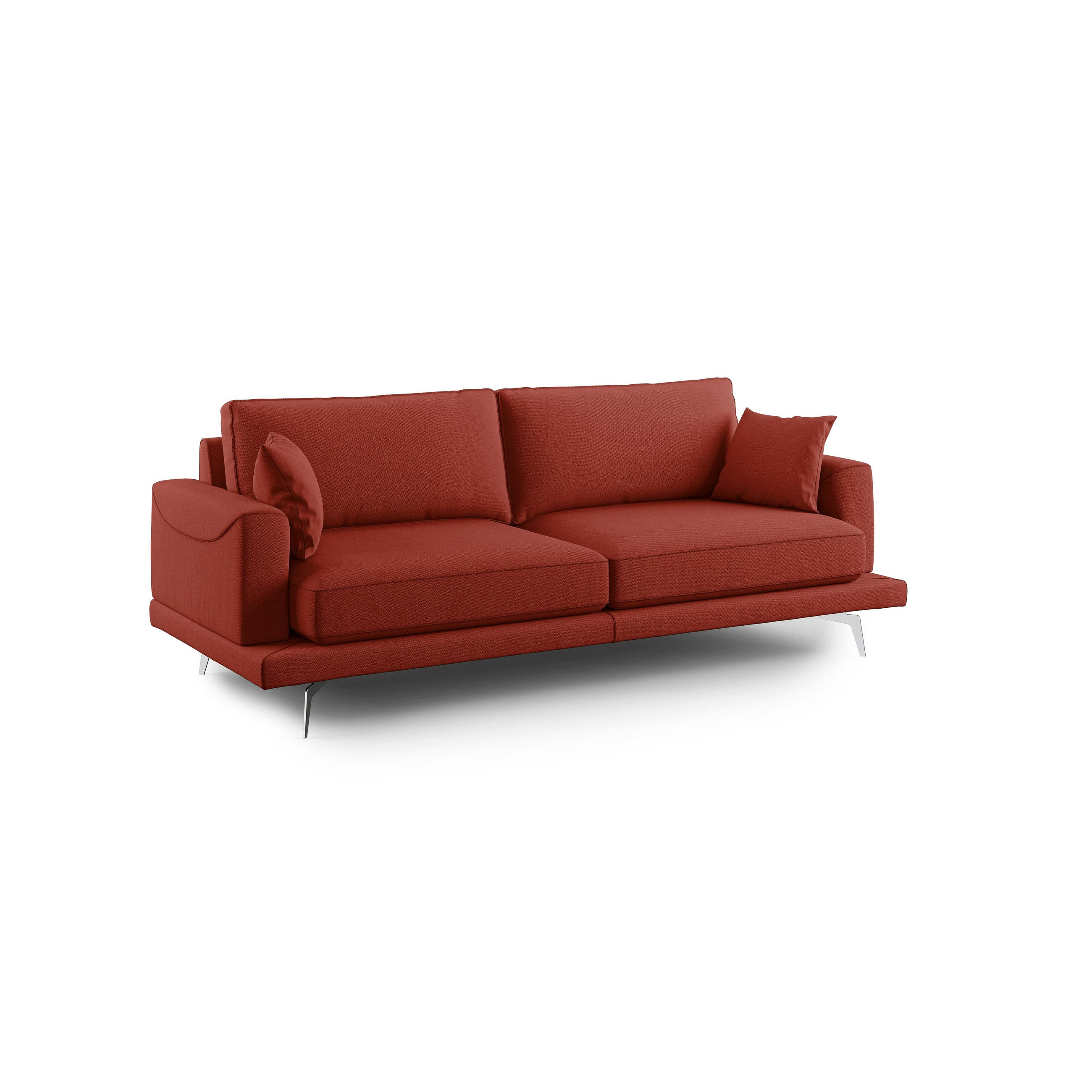 LINEARSOFA Dorian - Rot, Textil (178/88/93cm) - Divani.store