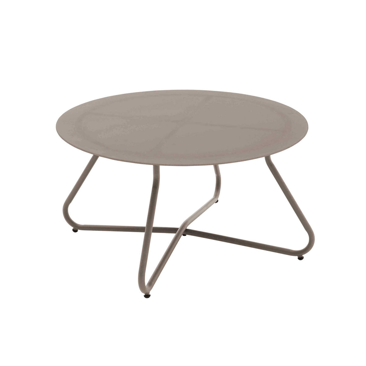 GARTENSET 4-Sitzer, Taupe - Taupe, Textil - Oviala