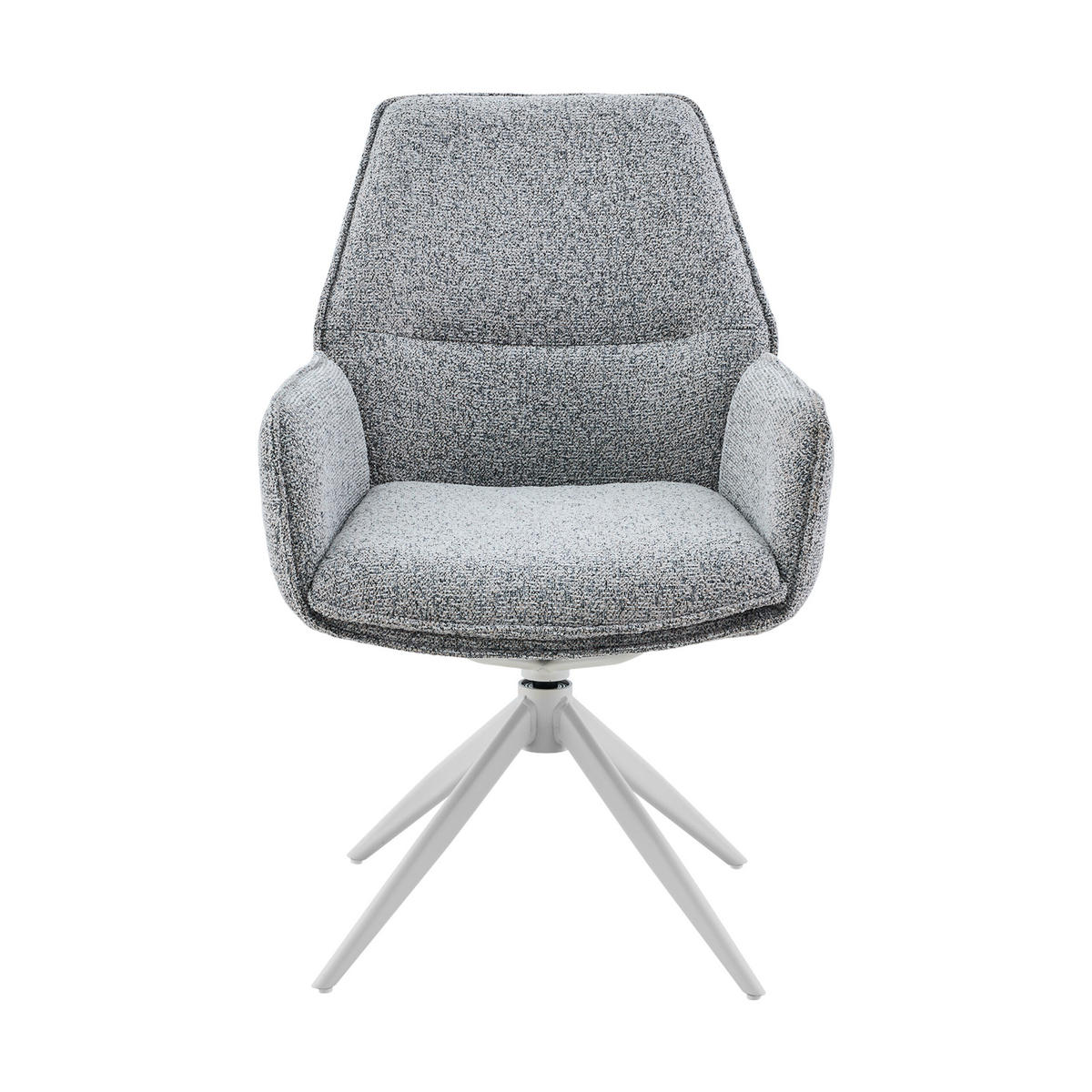 ESSZIMMERSTUHL Hera Grau 63/63/83 cm 2-er Set - Grau, Textil (63/83/63cm) - Starfurn