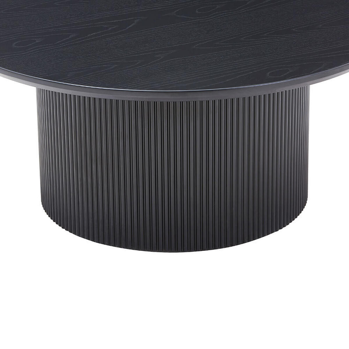 COUCHTISCH ADELINA - Dark Oak - Schwarz, Holz (90/90/40cm) - Home Deluxe