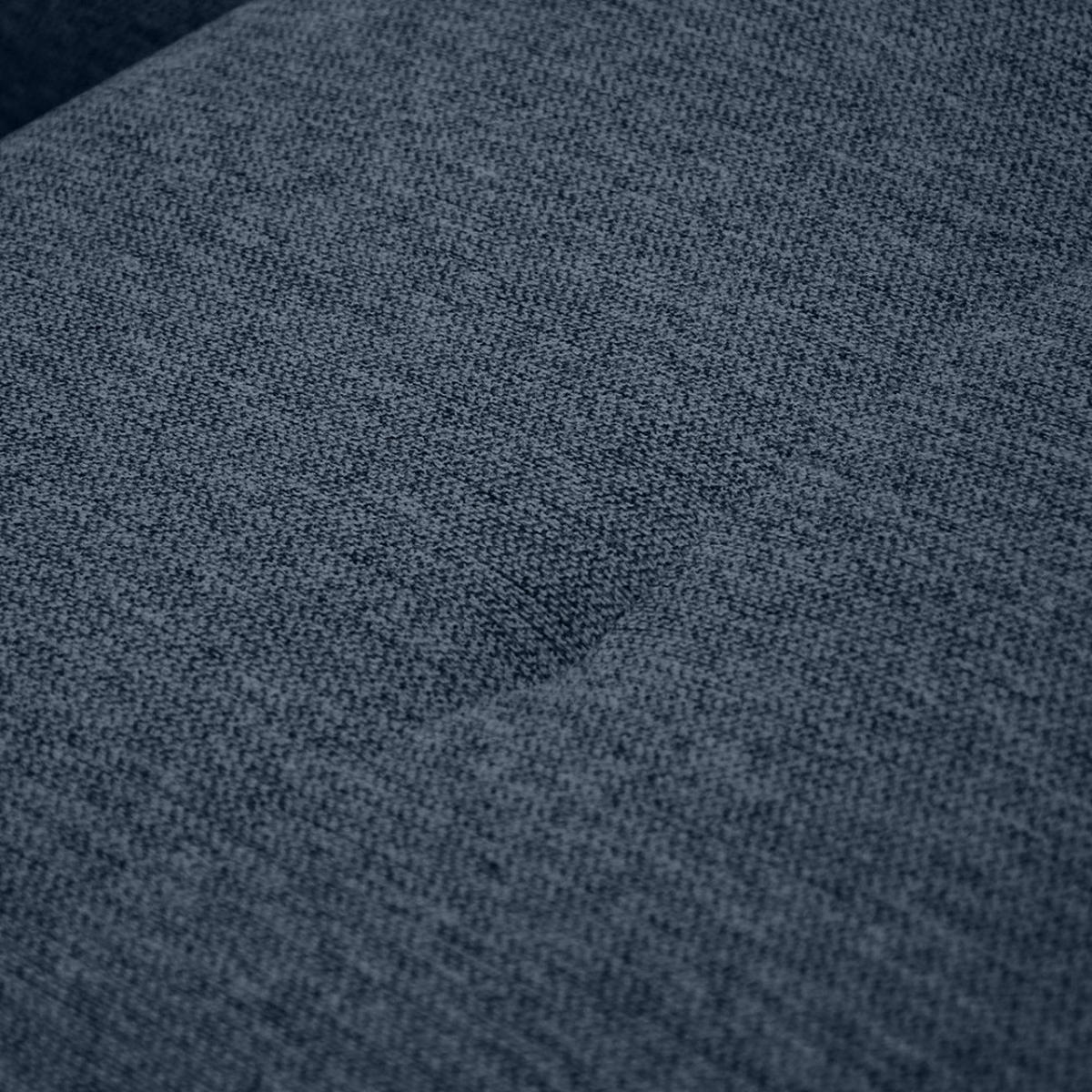 ECKSCHLAFSOFA Neron mit 2 Bettkasten und Beine in Buchefarbe, Dunkelblau, rechts - Buchefarben/Dunkelblau, Textil (233/148cm) - Beautysofa