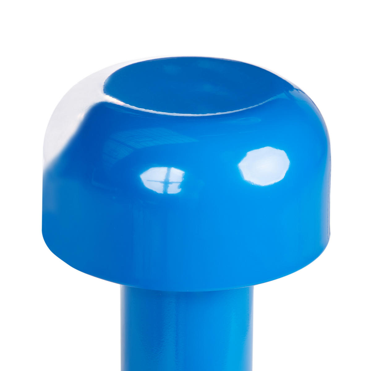 LED-TISCHLEUCHTE Blau Besos - Blau, Metall (12/12/21cm) - Beliani