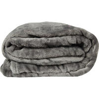 KUSCHELDECKE "Celina" Anthrazit 210x280 cm - Anthrazit, Textil (210/34cm)