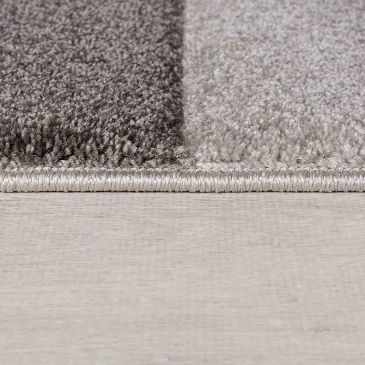 TEPPICH geometrisch 3D-Effekt handgearbeitet NIDD CLARA, Gelb-Grau 120x170 cm - Gelb, Textil (120/170cm) - KADIMA DESIGN