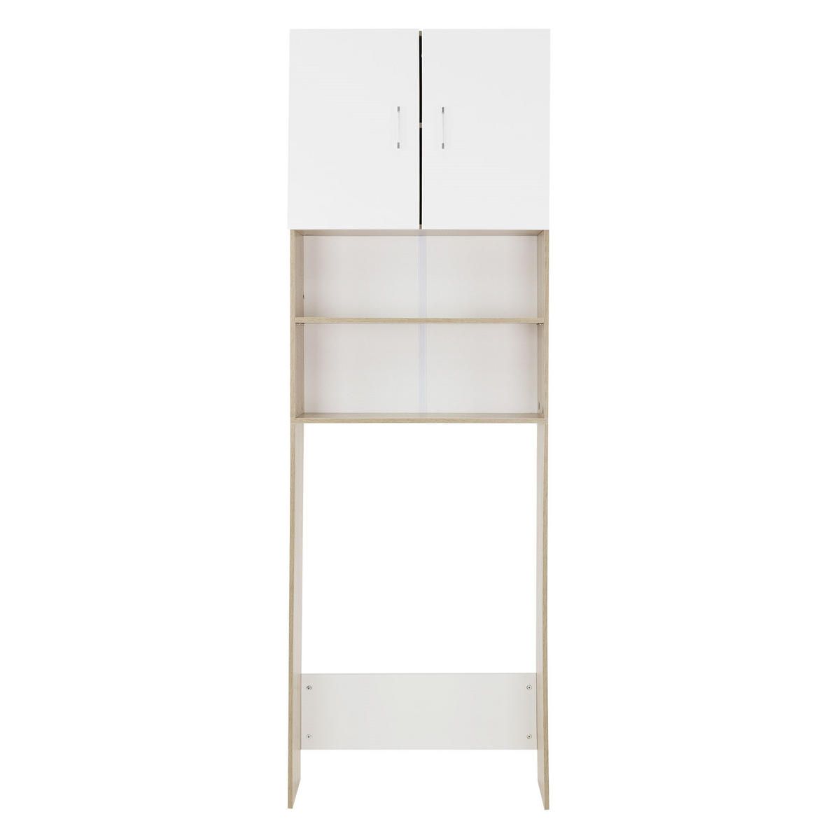 WASCHMASCHINENSCHRANK - Beige, Holzwerkstoff (25/190/63cm) - ECD-Germany