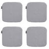 SITZKISSEN Manchester 40/40 cm 4er-Set - Hellgrau, Textil (40/2/40cm) - Madison