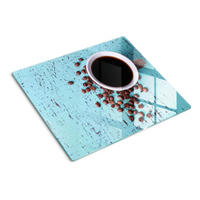 GLASPLATTE 60x52 cm Schwarzer Kaffee - Braun, Glas (60/0.4/52cm) - TULUP