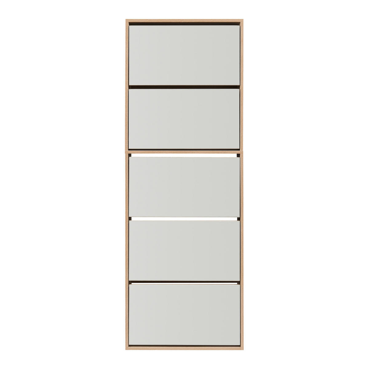SCHUHKIPPER Lund - Sonoma Eiche, Holzwerkstoff (24/169/60cm) - [en.casa]