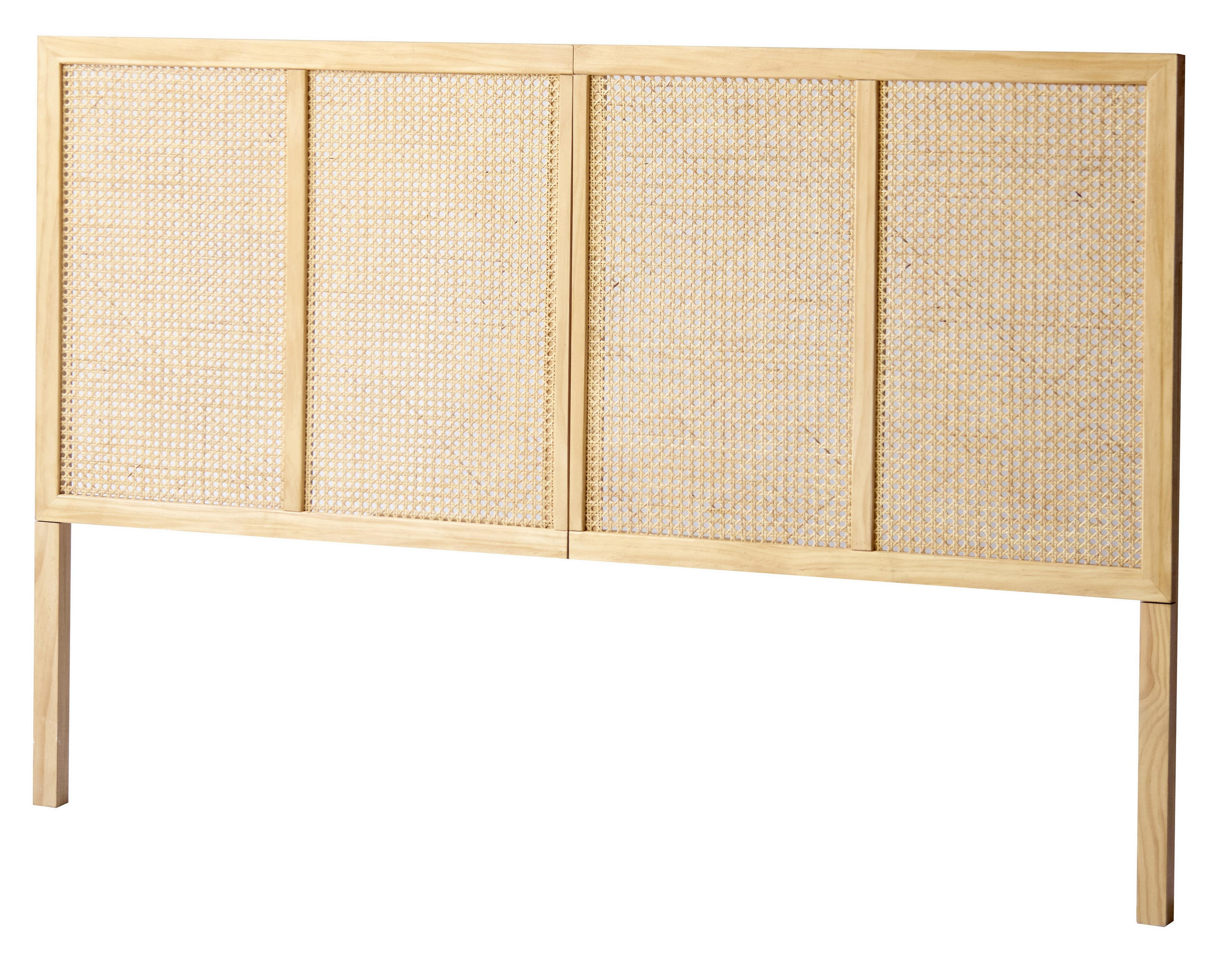 BETTKOPFTEIL Rechteckig Braun 163.5 x 3.5 x 108.5 (cm) - Braun, Holz (163.5/108.5/3.5cm) - Nordlys