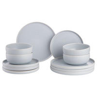DINNER-SET (12-teilig) Casa Nova - Grau, Keramik (27/1/27cm) - BUTLERS