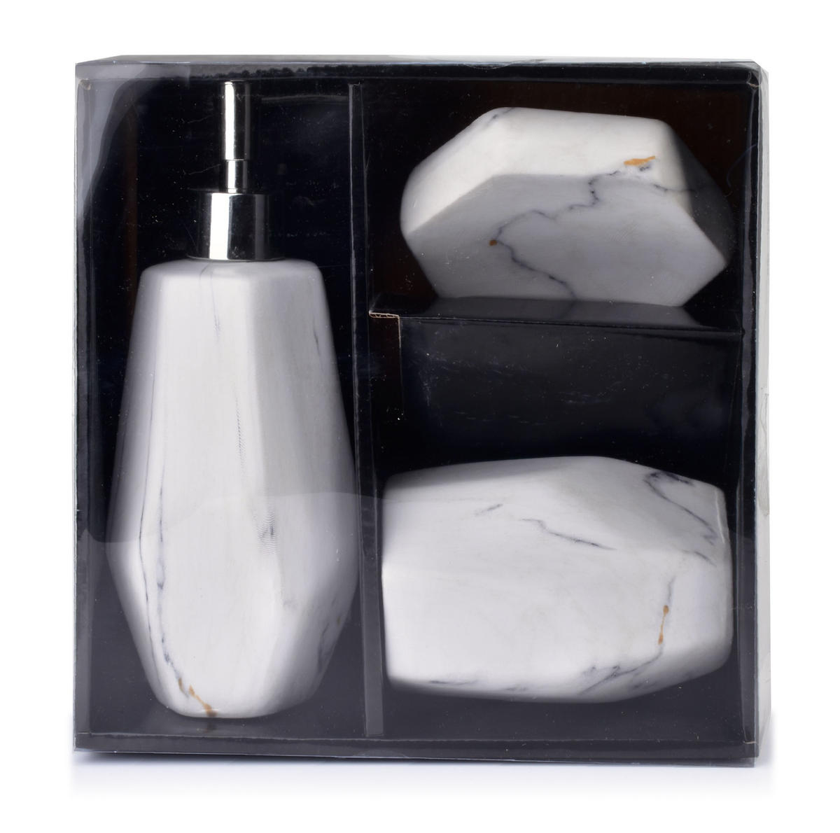 BADEZIMMERZUBEHÖR Odette Grau 22/9/8.5 cm Keramik - Grau, Keramik (9/8.5/22cm) - Mondex