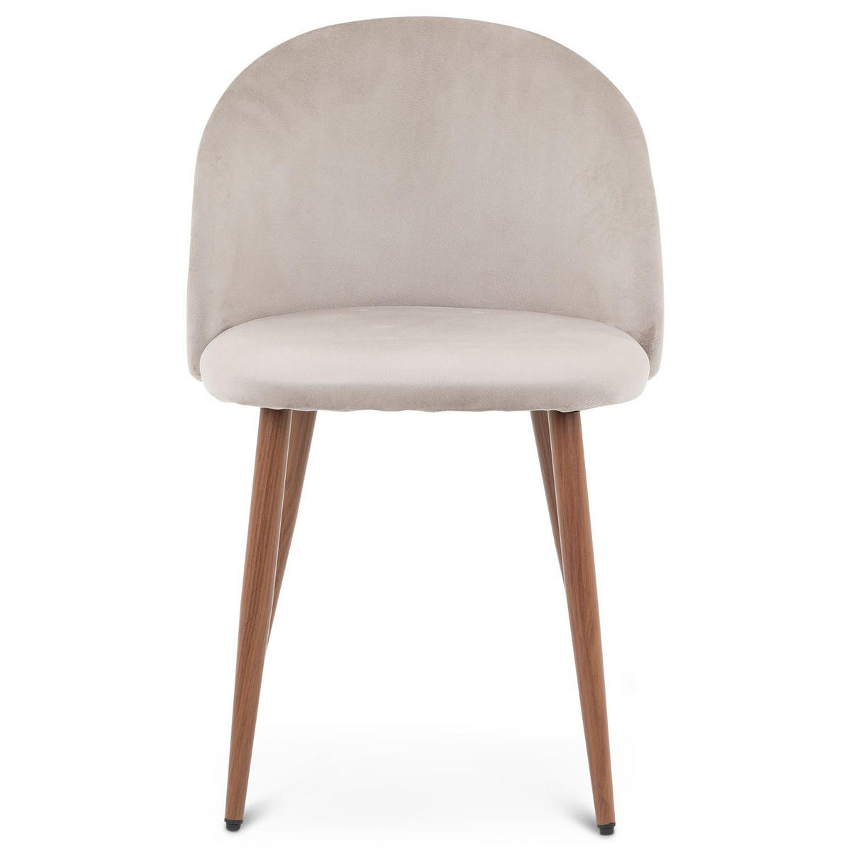 ESSZIMMERSTUHL NAVIA 2er-Set hellgrau - Hellgrau, Textil (49/76/52cm) - IDIMEX